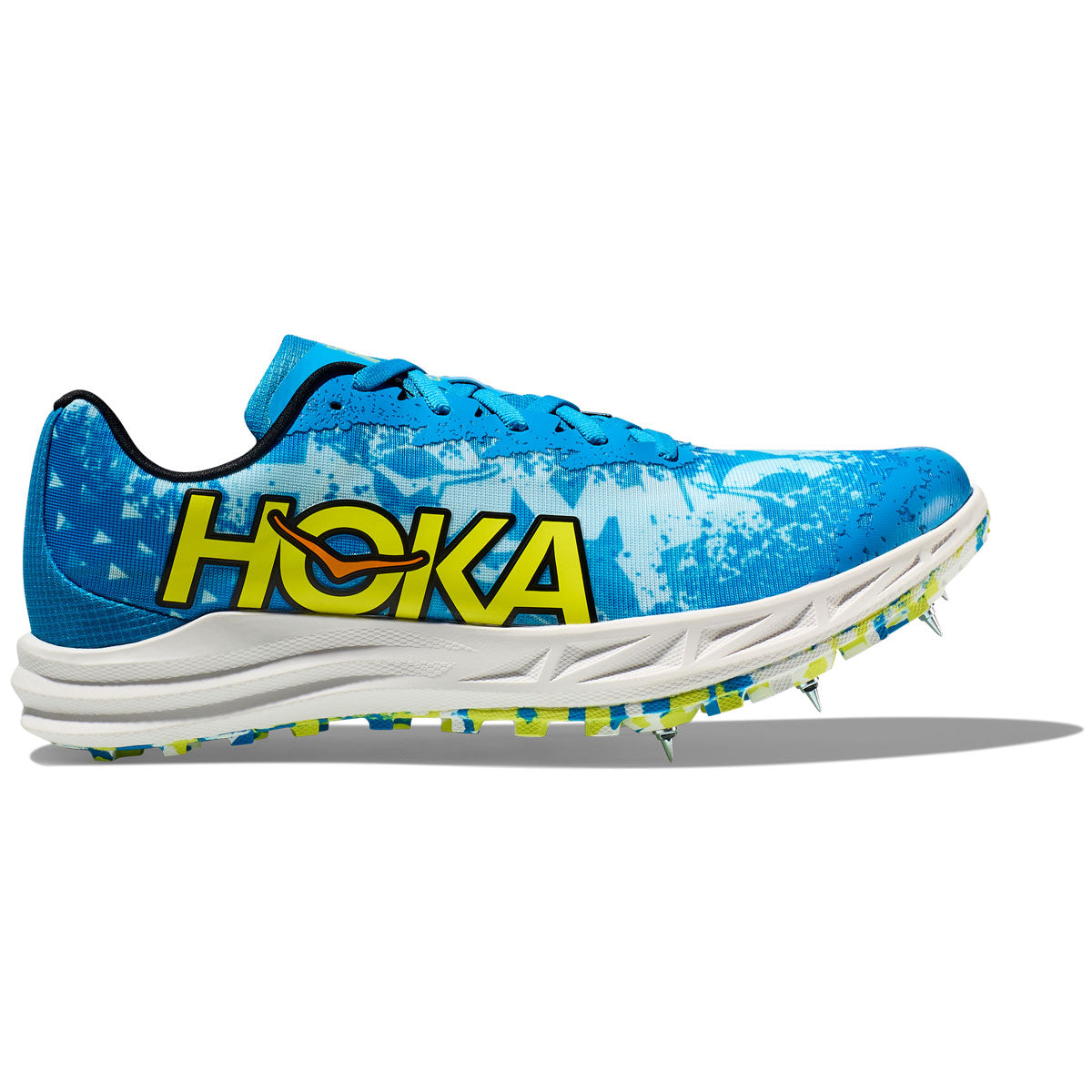 Hoka Crescendo XC Scarpe chiodate da corsa - Unisex - Blu Dive/Evening Primrose
