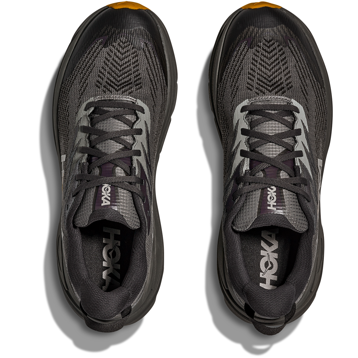 Hoka Challenger 8 GTX Scarpe da corsa - Uomo - Grigio asfalto/giallo