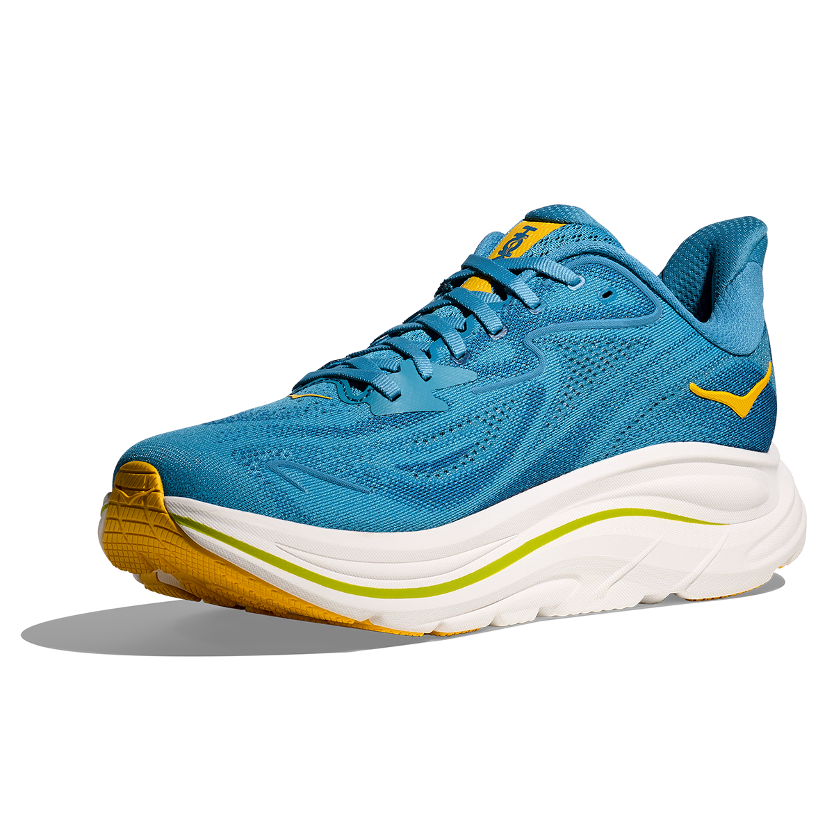 Hoka Clifton 10 Scarpe da corsa a taglia larga - Uomo - Blu alpino/Notte nebbiosa