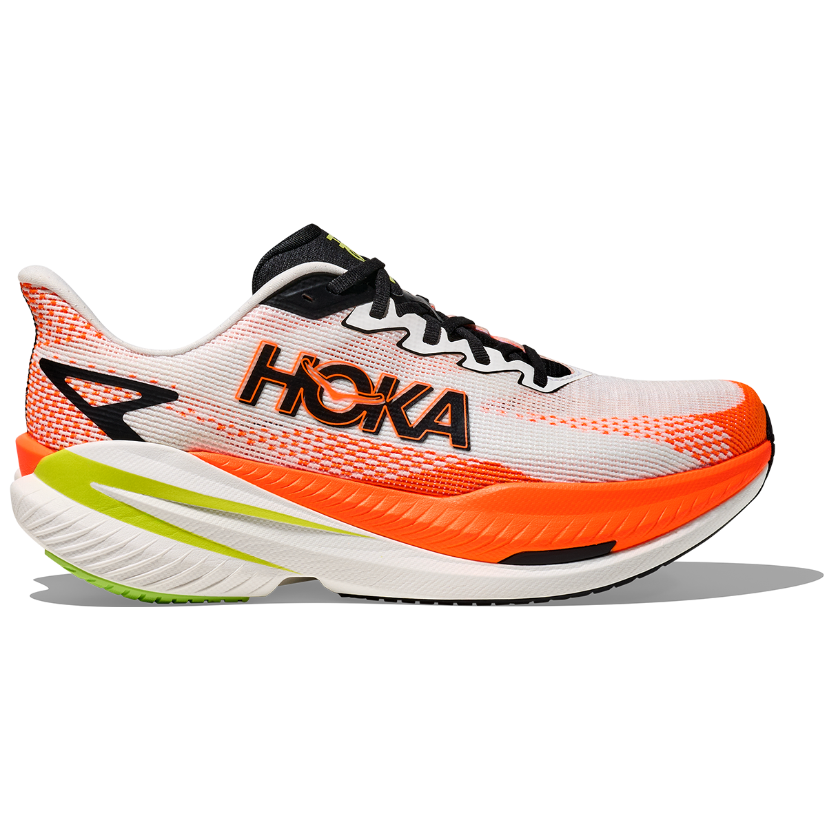 Hoka Mach X 3 Scarpe da corsa - Uomo - Bianco/Arancione neon