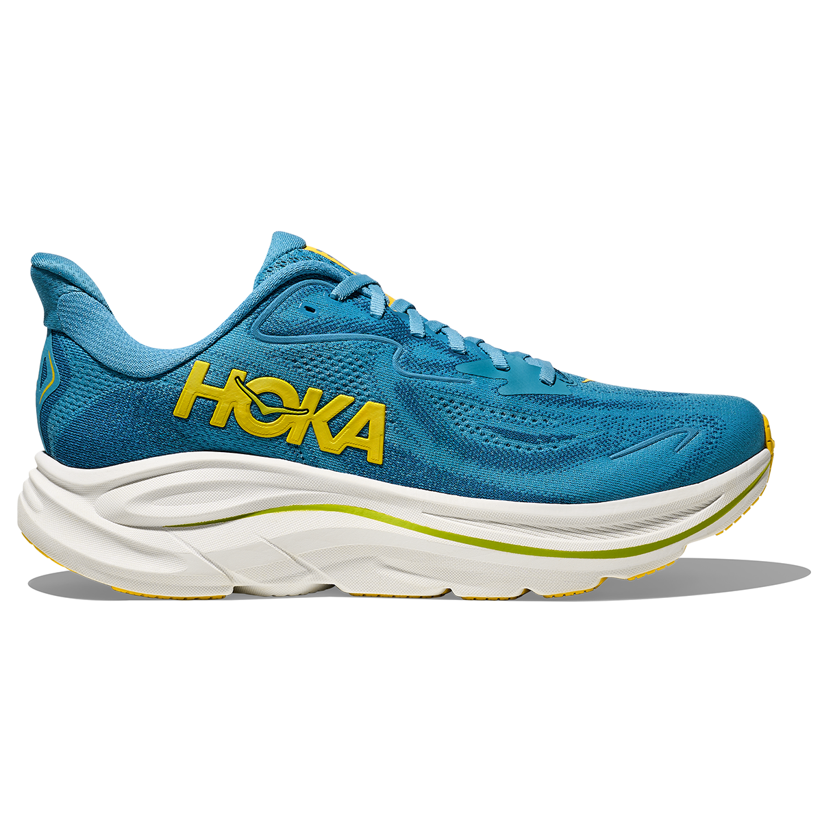 Hoka Clifton 10 Scarpe da corsa a taglia larga - Uomo - Blu alpino/Notte nebbiosa