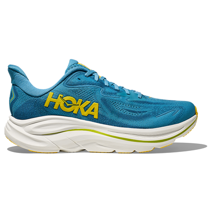 Hoka Clifton 10 Scarpe da corsa a taglia larga - Uomo - Blu alpino/Notte nebbiosa