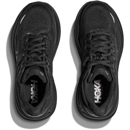 Scarpe da corsa Hoka Bondi 9 a taglia larga - Uomo - Nere